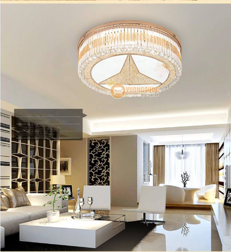 Đèn ốp trần phòng khách đẹp tinh tế CM275-4